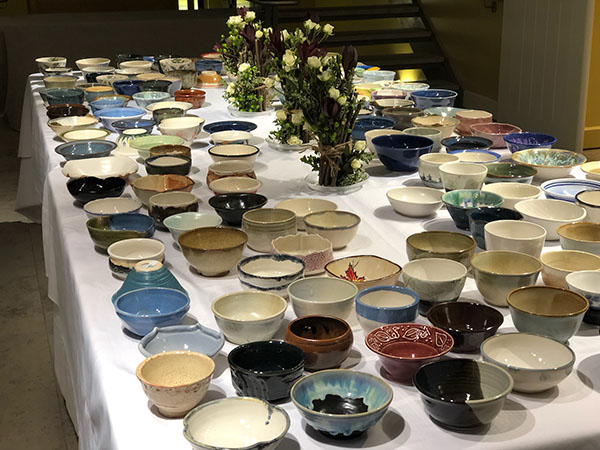 Empty Bowls table 2021